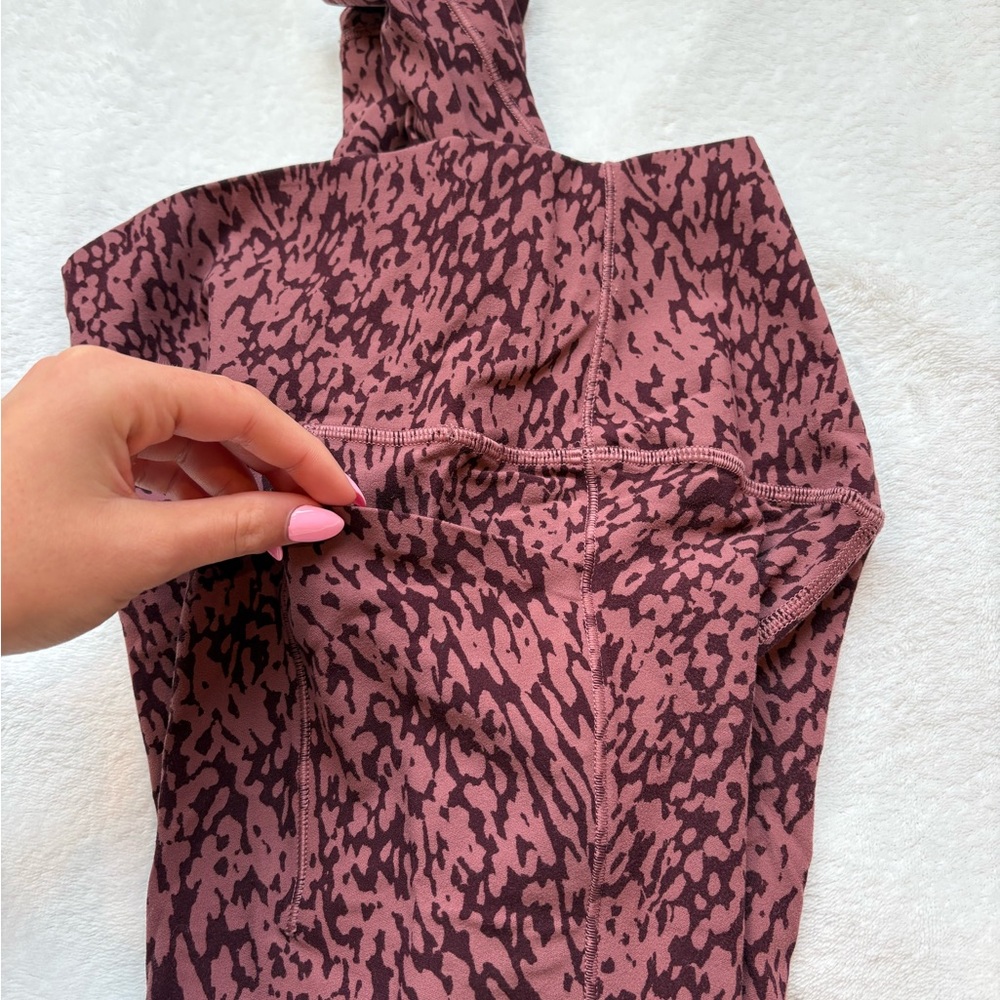 Athleta Maroon Patterned Jumpsuit - image 3